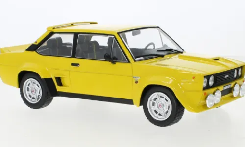 IXO Fiat 131 Abarth, gelb, 1980, 1:18,