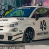 Solido Fiat 595 Abarth LB-Works, weiss/Dekor, 1:18,