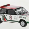 Brekina Fiat 131 Abarth, Monte Carlo, 1978, Alitalia, #8, Darniche, 1:87,