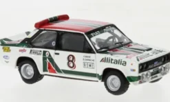 Brekina Fiat 131 Abarth, Monte Carlo, 1978, Alitalia, #8, Darniche, 1:87,