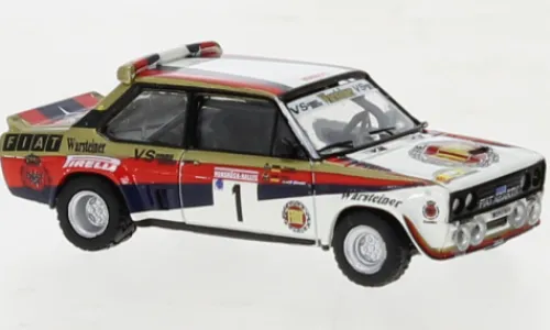Brekina Fiat 131 Abarth, Rally Hunsrück, 1980, Fiat Warsteiner, #1, W.Röhrl, 1:87, Sale