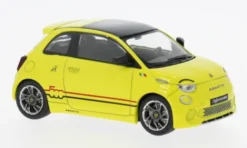 IXO Fiat 500e Abarth, gelb, 2024, 1:43,