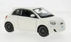 Bburago Fiat 500e, weiss, 2023, 1:24, Best