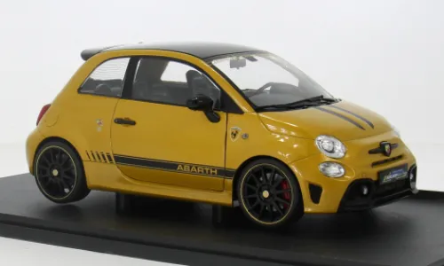 Solido Fiat F595 Abarth, gelb/schwarz, 1:18, New