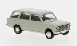 Brekina Fiat 124 Familiare, grau, 1966, 1:87,