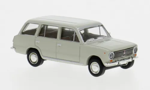 Brekina Fiat 124 Familiare, grau, 1966, 1:87,
