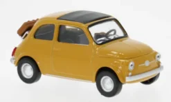 Norev Fiat 500 F, dunkelgelb, 1965, 1:43, Clearance