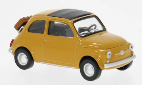 Norev Fiat 500 F, dunkelgelb, 1965, 1:43, Clearance