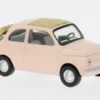Norev Fiat 500 F, pink, 1965, 1:43,