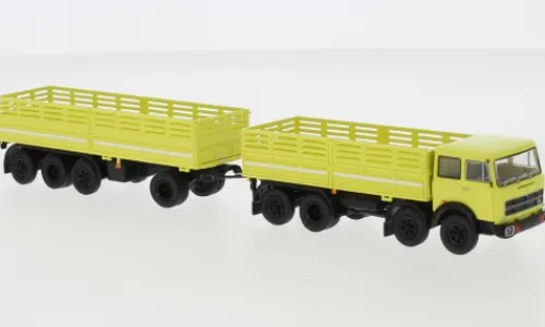 Brekina Starline Fiat 691, hellgelb/schwarz, 1970, 1:87, Clearance