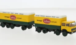 Brekina Starline Fiat 691 Millepiedi, 1970, Galbani, 1:87, Online