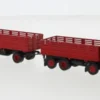 Brekina Starline Fiat 691, rot/schwarz, 1970, 1:87, Best
