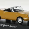 Maxichamps Fiat 850 Sport Spider, dunkelgelb, 1968, 1:43, New