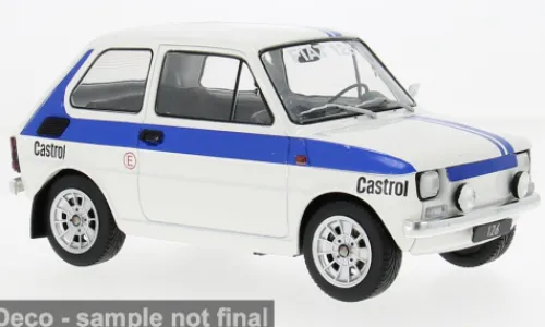 MCG Fiat 126, weiss/blau, 1972, 1:18, Best