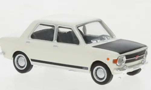 Brekina Starline Fiat 128, weiss/schwarz, 1969, 1:87,