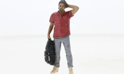 American Diorama Figur Camper - Figur 4, 1:18, Discount