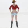 Atlantic Figur Cora, red/blue, 1:18, Discount