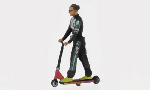 Cartrix Figur Hamilton skate scooter, 2021, 1:43, Best