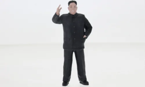 Atlantic Figur Kim Jong, black, 1:18, Hot
