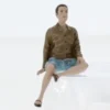 American Diorama Figur Seated Couple Series III - Figure A, 1:24, Online