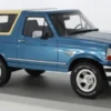 Lucky Step Models Ford Bronco, blau, 1992, 1:18,