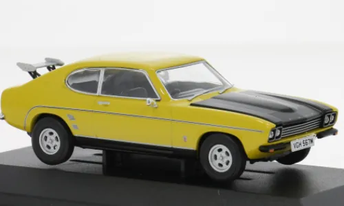 Corgi Ford Capri MK I 3.0 GXL, gelb/schwarz, 1:43, New