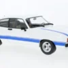 MCG Ford Capri MK II X-Pack, weiss/blau, 1975, 1:18, Hot