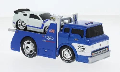 Maisto Ford C600 Flatbed, blau/weiss, 1966, Ford Perfomance, 1:64, Sale