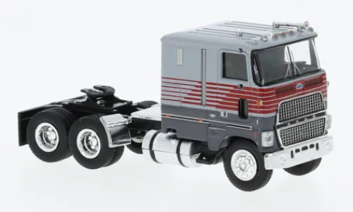 Brekina Ford CLT 9000, grau/rot, 1978, 1:87,