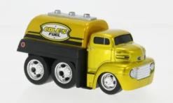 Maisto Ford Coe Fuel Truck, gelb/schwarz, 1950, 1:64, Clearance