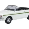 Oxford Ford Cortina MkII Crayford Convertible, weiss/grün, 1:43, Best
