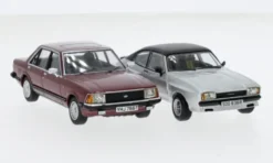Corgi Ford 2er Set: Capri MK II X-Pack + Granada MK II 2.8i Ghia, silber/dunkelrot, 1977, 1:43, New