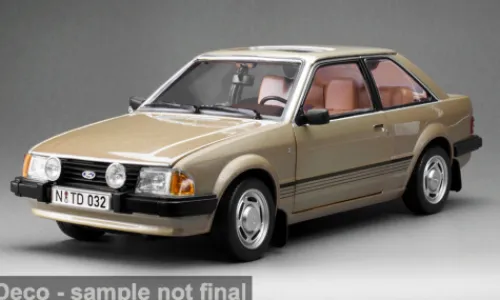 Sun Star Ford Escort Mark III Ghia, gold, 1983, 1:18, Clearance