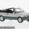 PCX87 Ford Escort MK IV Cabriolet, silber/dunkelgrau, 1986, 1:87, Best