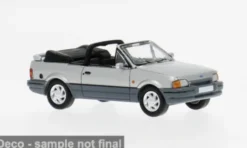PCX87 Ford Escort MK IV Cabriolet, silber/dunkelgrau, 1986, 1:87, Best
