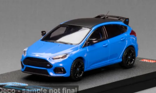 Sun Star Ford Focus RS, blau/schwarz, 2018, 1:64, Clearance