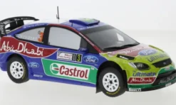 IXO Ford Focus RS WRC, Rallye WM, Rallye Sardinien, 2009, #3, M.Hirvonen/J.Lehtinen, 1:24, Best