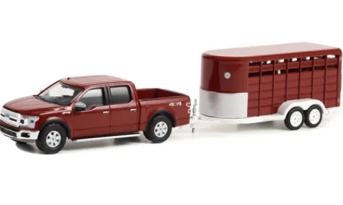 Greenlight Ford F-150 XLT, dunkelrot, 2019, 1:64,