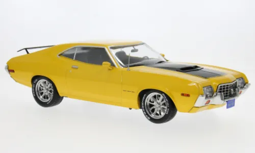 IXO Ford Gran Torino Sport, gelb, 1972, 1:18, Hot