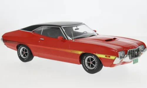 IXO Ford Gran Torino Sport, rot/schwarz, 1972, 1:18, Discount