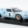 Spark Ford GT40, 6h Watkins Glen, 1968, #6, P.Hawkins/D.Hobbs, 1:43, Outlet