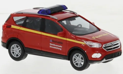 Busch Ford Kuga, 2017, Werkfeuerwehr Aurubis Hamburg, 1:87, Hot