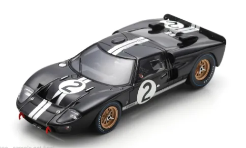 Spark Ford MK II, 24h Le Mans, 1966, Shelby-American Inc., #2, B.McLaren/C.Amon, 1:43,