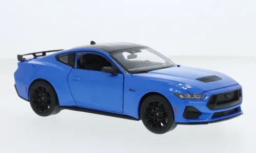 Welly Ford Mustang, blau, 2024, 1:24, Hot