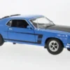 Welly Ford Mustang Boss 302, blau/schwarz, 1969, 1:18, Discount
