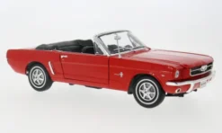 Welly Ford Mustang Cabriolet, rot, 1964, 1:18, New