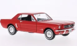 Welly Ford Mustang Coupe, rot, 1964, 1:24, New