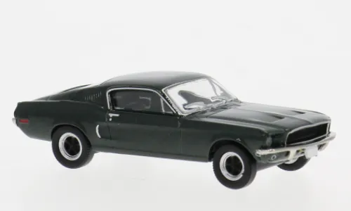 Brekina Ford Mustang Fastback, dunkelgrün, 1968, 1:87, Best