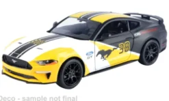 Motormax Ford Mustang GT, gelb/schwarz, 1:24, Best