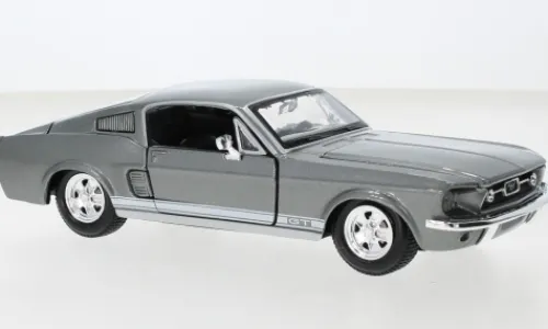 Maisto Ford Mustang GT, grau, 1967, 1:24, Hot